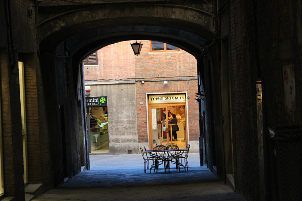 street passage in Siena
