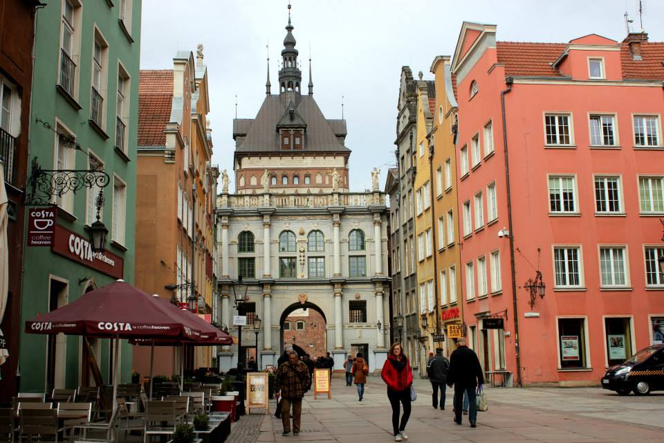 beautiful polish architecture in gdansk's old town