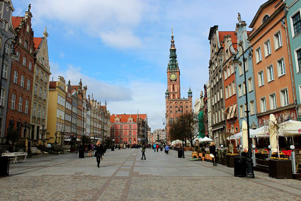 old town square in gdansk, poland