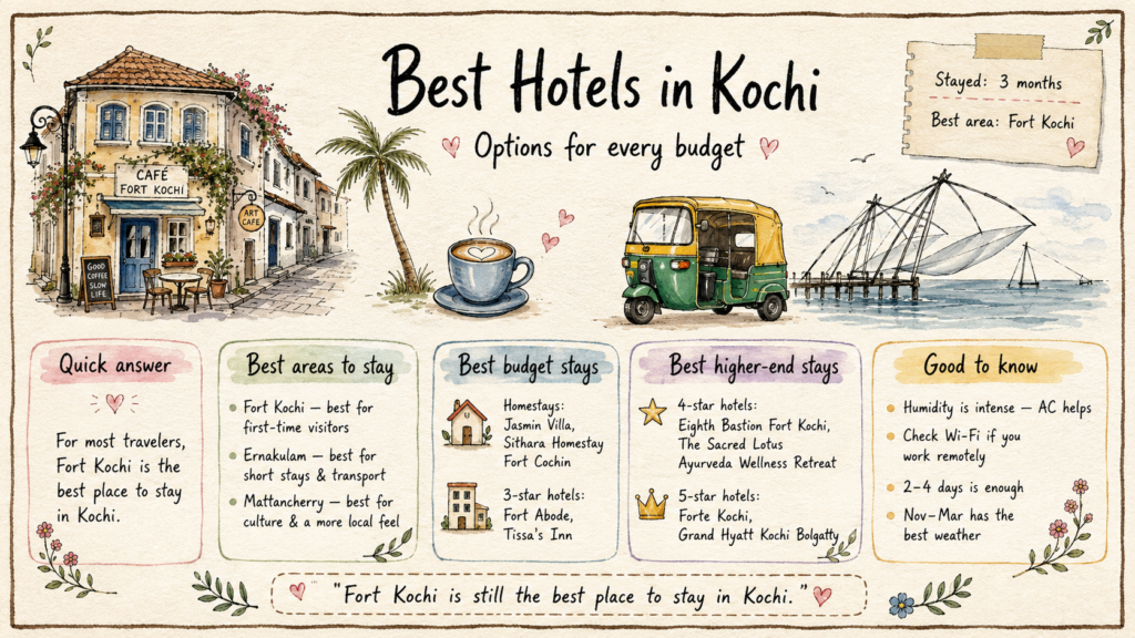 best hotels in kochi