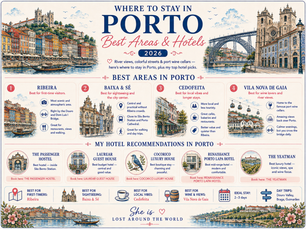 where to stay in porto